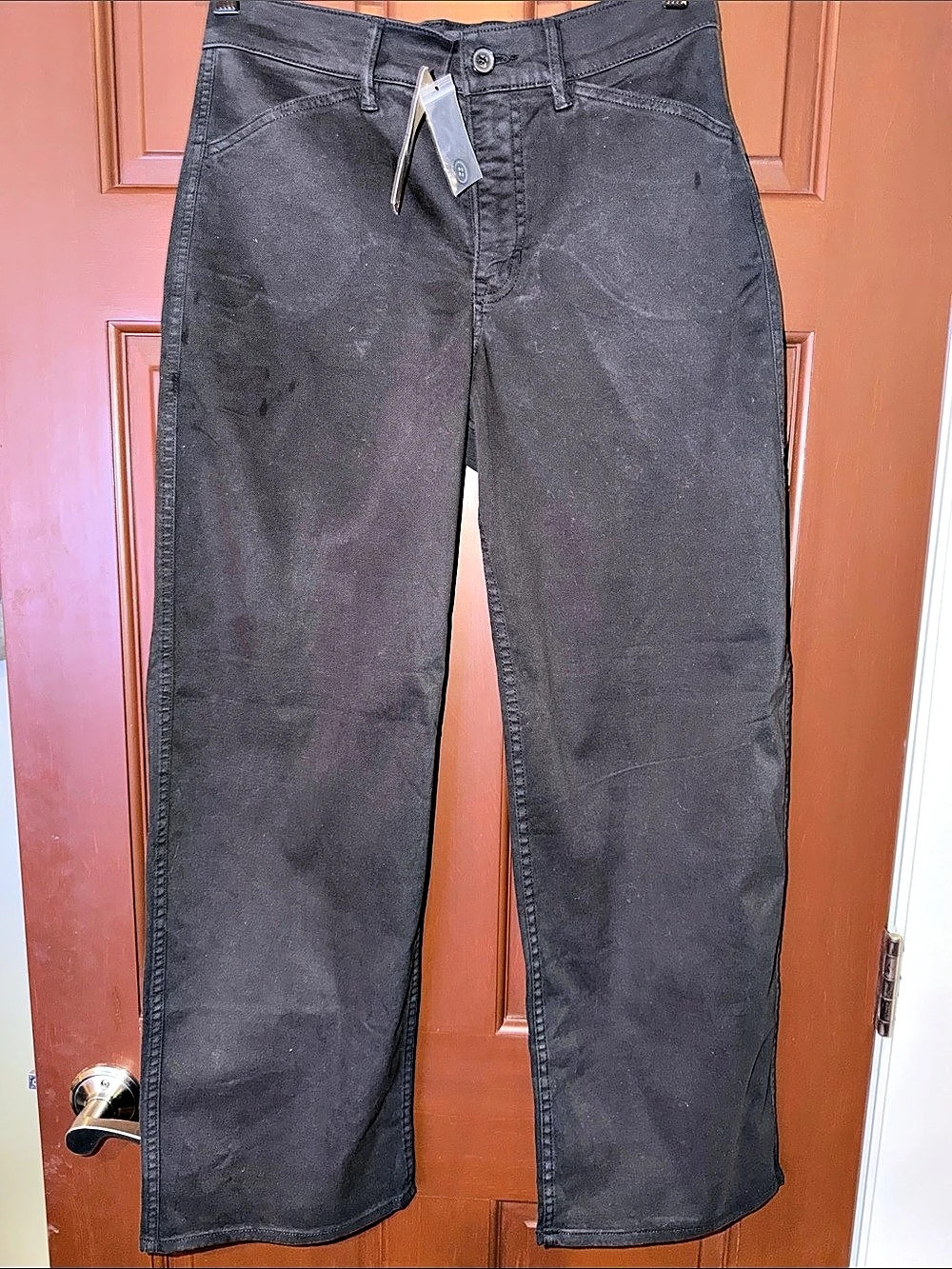 J.Crew Zoe Barrel Pant in Chino Black Size 26 NWT